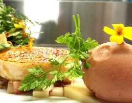 Max’ Geschmacks Vorschlag:  Polenta mit grober Bratwurst und Fenchelsalat